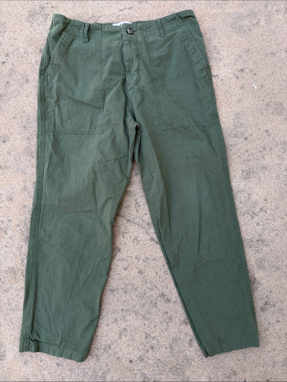 Mollusk California Women's Green Ripstop Pants Size L
